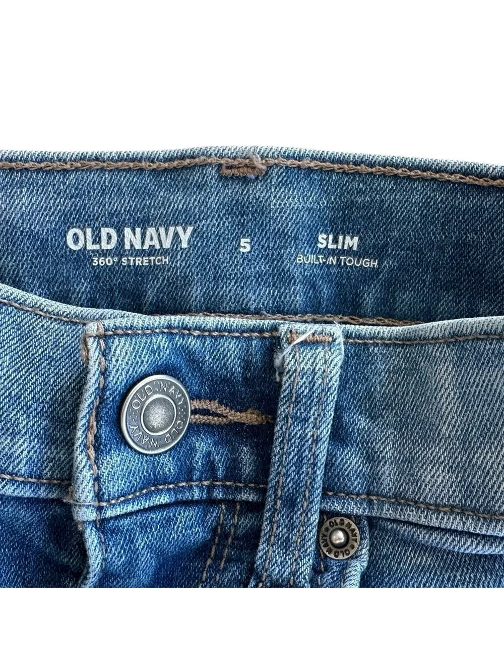 Old Navy Jeans Boys Size 5 Slim Jeans Lot of 3 Identical Pairs. Preloved